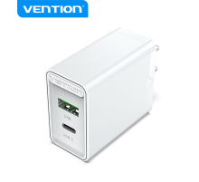 Зарядное устройство Vention 2-port USB(A+C) Wall Charger (18W/20W) EU-Plug White (FBBW0-EU)