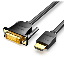 Переходник Vention HDMI to DVI Cable 2M Black (ABFBH)