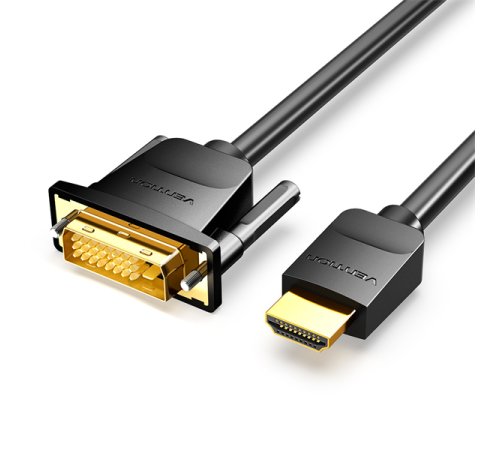 Переходник Vention HDMI to DVI Cable 2M Black (ABFBH)