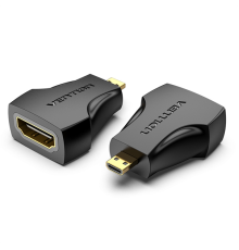 Переходник Vention Micro HDMI Male to HDMI Female Adapter Black (AITB0)