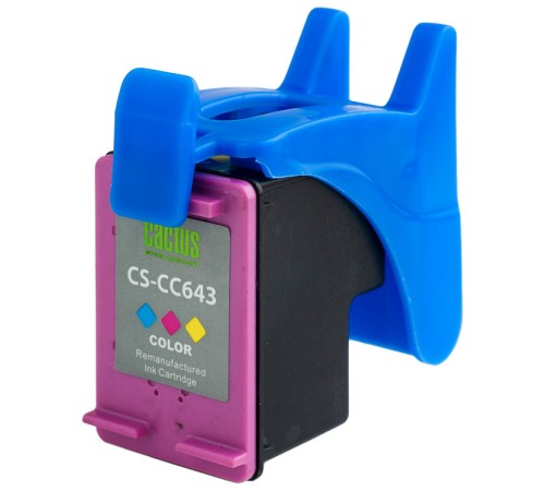 Картридж струйный Cactus CS-CC643 №121 многоцветный (9мл) для HP DJ D1663/D2563/D2663/D5563/F2423/F2483/F2493/F4213/F4275/F4283/F4583/PS C4683/C4783
