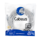 Cabeus PC-UTP-RJ45-Cat.5e-10m-LSZH Патч-корд U/UTP, категория 5е, 2xRJ45/8p8c, неэкранированный, серый, LSZH, 10м (PC-UTP-RJ45-Cat.5e-10m-LSZH)