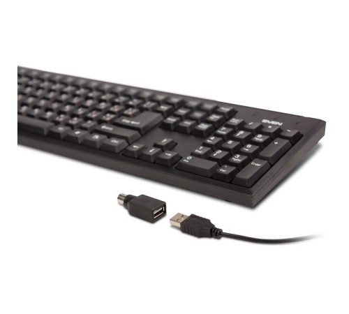 Клавиатура SVEN Standard 303 Power USB+PS/2 чёрная SVEN Standard 303 Power USB+PS/2 (SV-03100303PU) Клавиатура SVEN Standard 303 Power USB+PS/2 чёрная SVEN Standard 303 Power USB+PS/2 (SV-03100303PU)