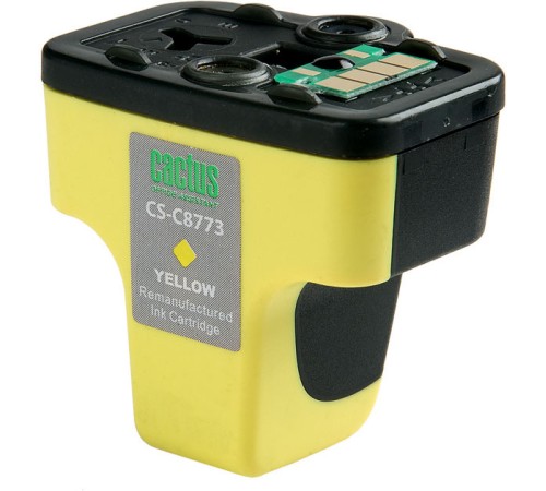 Картридж струйный Cactus CS-C8773 №177 желтый (11.4мл) для HP PS 3213/3313/8253/C5183/C6183/C6283/C7183/C7283/C8183/D7163/D7263/D7363/D7463