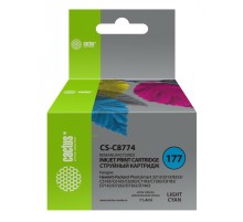 Картридж струйный Cactus CS-C8774 №177 светло-голубой (11.4мл) для HP PS 3213/3313/8253/C5183/C6183/C6283/C7183/C7283/C8183/D7163/D7263/D7363/D7463