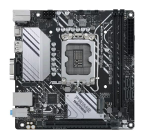 Материнская плата ASUS PRIME H610I-PLUS D4-CSM, LGA1700, B610, 2*DDR4, D-sub+DP+HDMI, SATA 6.0, M.2, USB 3.2*3, USB 2.0*3,  mITX; 90MB17X0-M0EBYC (PRIME H610I-PLUS D4-CSM)