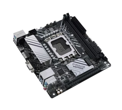 Материнская плата ASUS PRIME H610I-PLUS D4-CSM, LGA1700, B610, 2*DDR4, D-sub+DP+HDMI, SATA 6.0, M.2, USB 3.2*3, USB 2.0*3,  mITX; 90MB17X0-M0EBYC (PRIME H610I-PLUS D4-CSM)