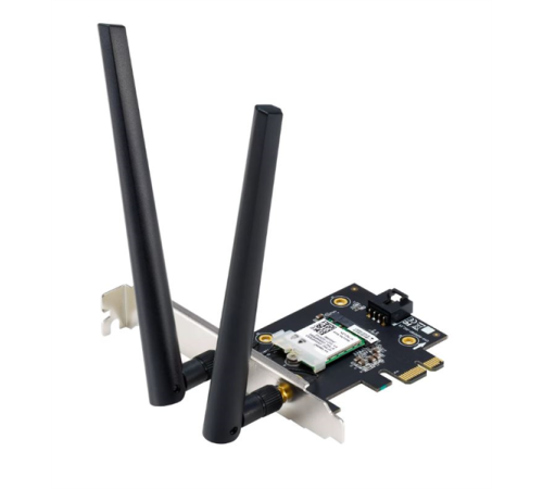 ASUS PCE-AX3000 //WIFI 802.11ax, 2402 + 574Mbpsб PCI-E Adapter, 2 антенны; 90IG07A0-MO0B00 (PCE-AX1800) ASUS PCE-AX3000 //WIFI 802.11ax, 2402 + 574Mbpsб PCI-E Adapter, 2 антенны; 90IG07A0-MO0B00 (PCE-AX1800)