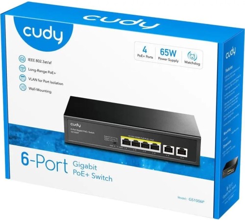 Коммутатор Cudy GS1006P