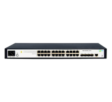 SNR Управляемый коммутатор уровня 2+, 24 порта 10/100/1000Base-T, 4 порта 1/10G SFP+ (SNR-S5210G-24TX)