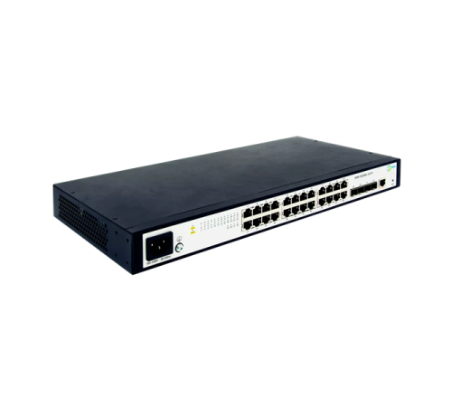 SNR Управляемый коммутатор уровня 2+, 24 порта 10/100/1000Base-T, 4 порта 1/10G SFP+ (SNR-S5210G-24TX)
