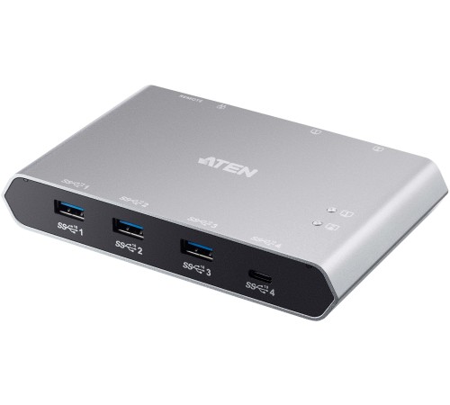 2-портовый коммутатор для совместного использования устройств с портом USB-C Gen 2 и функцией сквозной передачи питания ATEN US3342 2-портовый коммутатор для совместного использования устройств с портом USB-C Gen 2 и функцией сквозной передачи питания ATEN US3342