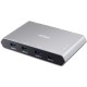 2-портовый коммутатор для совместного использования устройств с портом USB-C Gen 2 и функцией сквозной передачи питания ATEN US3342