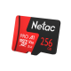 Флеш карта microSDHC 256Gb Class10 Netac NT02P500PRO-256G-R P500 Extreme Pro + adapter