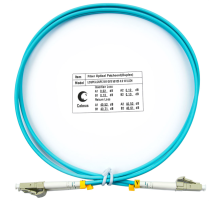 Cabeus FOP-50-LC-LC-1m Шнур оптический duplex LC-LC 50/125 mm OM3 1м LSZH (FOP-50-LC-LC-1m)