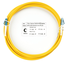 Cabeus FOP(s)-9-LC-LC-5m Шнур оптический simplex LC-LC 9/125 sm 5м LSZH (FOP(s)-9-LC-LC-5m)
