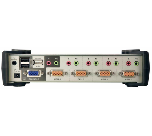 Переключатель электронный ATEN 4-Port PS/2-USB VGA/Audio KVMP™ Switch with OSD (CS1734B-AT-G)