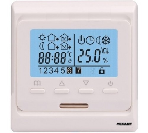 Терморегулятор Rexant R51XT белый (51-0532)