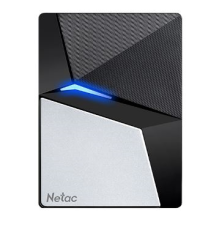 Ssd накопитель Netac Z7S USB 3.2 Gen 2 Type-C External SSD 2TB, R/W up to 550MB/480MB/s,with USB-C to USB-A cable and USB-A to USB-C adapter 3Y wty (NT01Z7S-002T-32BK)
