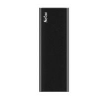 Ssd накопитель Netac Z SLIM Black USB 3.2 Gen 2 Type-C External SSD 128GB, R/W up to 510MB/440MB/s,with USB-C to USB-A cable and USB-A to USB-C adapter 3Y wty (NT01ZSLIM-128G-32BK)
