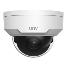 Камера Uniview Видеокамера IP купольная антивандальная, 1/3" 4 Мп КМОП @ 30 к/с, ИК-подсветка до 30м., 0.01 Лк @F2.0, объектив 4.0 мм, DWDR, 2D/3D DNR, Ultra 265, H.265, H.264, MJPEG, 2 потока, детекция движ (IPC324LB-SF40K-G)