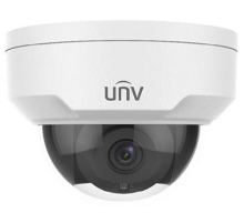 Камера Uniview Видеокамера IP купольная антивандальная, 1/2.7" 4 Мп КМОП @ 30 к/с, ИК-подсветка до 50м., LightHunter 0.003 Лк @F1.6, объектив 4.0 мм, WDR, 2D/3D DNR, Ultra 265, H.265, H.264, MJPEG, 3 потока, (IPC324SS-DF40K-I0)