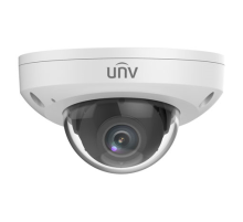Камера Uniview Видеокамера IP купольная антивандальная, 1/2.8" 2 Мп КМОП @ 30 к/с, ИК-подсветка до 30м., LightHunter 0.001 Лк @F1.6, объектив 2.8 мм, WDR, 2D/3D DNR, Ultra 265, H.265, H.264, MJPEG, 3 потока, (IPC312SB-ADF28K-I0-RU)