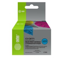 Картридж струйный Cactus CS-C8771 №177 голубой (11.4мл) для HP PS 3213/3313/8253/C5183/C6183/C6283/C7183/C7283/C8183/D7163/D7263/D7363/D7463