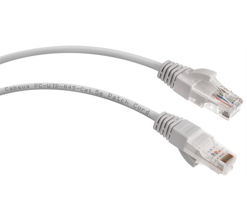 Cabeus PC-UTP-RJ45-Cat.5e-0.3m Патч-корд U/UTP, категория 5е, 2xRJ45/8p8c, неэкранированный, серый, PVC, 0.3м (PC-UTP-RJ45-Cat.5e-0.3m) Cabeus PC-UTP-RJ45-Cat.5e-0.3m Патч-корд U/UTP, категория 5е, 2xRJ45/8p8c, неэкранированный, серый, PVC, 0.3м (PC-UTP-RJ45-Cat.5e-0.3m)