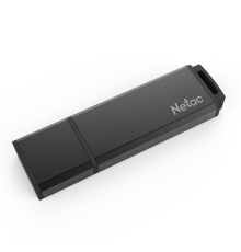 Носитель информации Netac U351 USB2.0 Flash Drive 16GB, aluminum alloy housing (NT03U351N-016G-20BK)