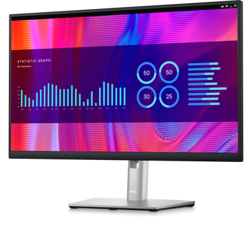 Монитор Dell 24"    P2423DE LCD BK/BK (IPS; 16:10; 300cd/m2; 1000:1; 8ms; 2560x1440; 178/178; USB-C; DP; HDMI; 4xUSB; RJ45; HAS; Tilt; Pivot) (P2423DE)