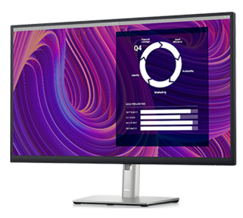 Монитор Dell 27"    P2723D LCD Bk/BK ( IPS; 16:9; 350cd/m2; 1000:1; 8ms; 2560x1440; DP; HDMI; 4xUSB; Tilt; HAS; Pivot) (P2723D)