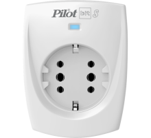 Сетевой фильтр ZIS PILOT BIT S, 1 розетка, 16А/3,5кВт, св.серый (Pilot Bit S)