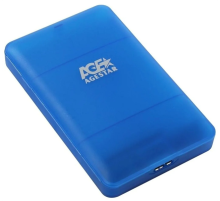 Внешний корпус для hdd AgeStar 3UBCP3 SATA пластик синий 2.5" (3UBCP3 blue)