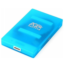 Внешний корпус для hdd AgeStar 3UBCP1-6G SATA пластик синий 2.5" (3UBCP1-6G blue)