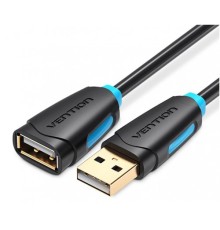 Кабель-удлинитель Vention USB 2.0 AM/AF - 2м Черный Vention USB 2.0 Type-AM - USB 2.0 Type-AF 2м (CBCBH)
