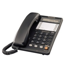 Телефон проводной Panasonic KX-TS2365RUB черный