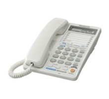 Телефон проводной Panasonic KX-TS2368RUW белый