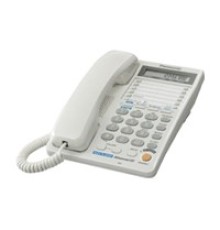 Телефон проводной Panasonic KX-TS2368RUW белый