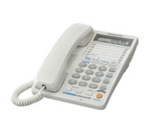 Телефон проводной Panasonic KX-TS2368RUW белый