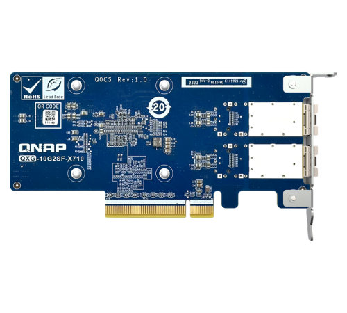 Сетевая карта QNAP QXG-10G2SF-X710 Сетевая карта QNAP QXG-10G2SF-X710