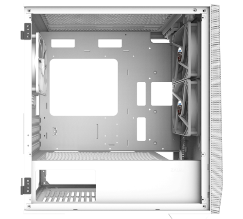 Корпус ZALMAN Z1 ICEBERG, MATX, WHITE, WINDOW, 2xCOMBO (3.5" OR 2.5"), 3x2.5", 1xUSB2.0, 2xUSB3.0, FRONT 2x120mm, REAR 1x120mm (Z1 Iceberg White)