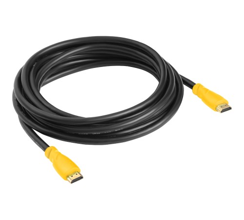 GCR Кабель 1.5m HDMI версия 1.4, черный, желтые коннекторы, OD7.3mm, 30/30 AWG, позолоченные контакты, Ethernet 10.2 Гбит/с, 3D, 4K GCR-HM340-1.5m, экран Greenconnect GCR-HM340-1.5m GCR Кабель 1.5m HDMI версия 1.4, черный, желтые коннекторы, OD7.3mm, 30/30 AWG, позолоченные контакты, Ethernet 10.2 Гбит/с, 3D, 4K GCR-HM340-1.5m, экран Greenconnect GCR-HM340-1.5m