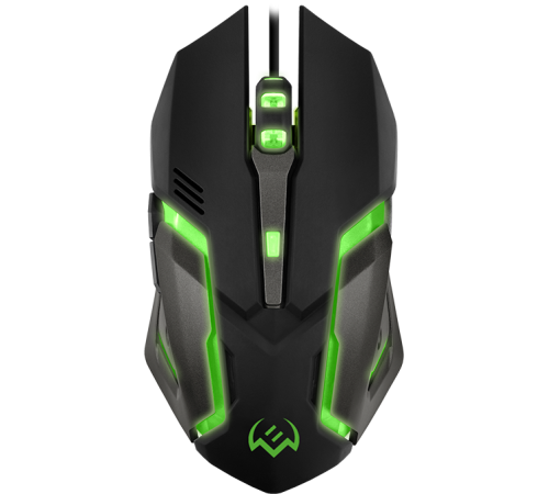 Игровая мышь SVEN RX-G740 USB (5+1кл. бесш. кл. 800-2400DPI, SoftTouch, подсветка) Sven RX-G740 (SV-018344)