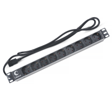 Блок розеток CABEUS PDU-9P-2IEC 9 роз 10А 250V шнур 2м (PDU-9P-2IEC)