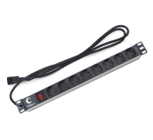 Блок розеток CABEUS PDU-8P-2IEC 8 роз 10А 250V шнур 2м (PDU-8P-2IEC)