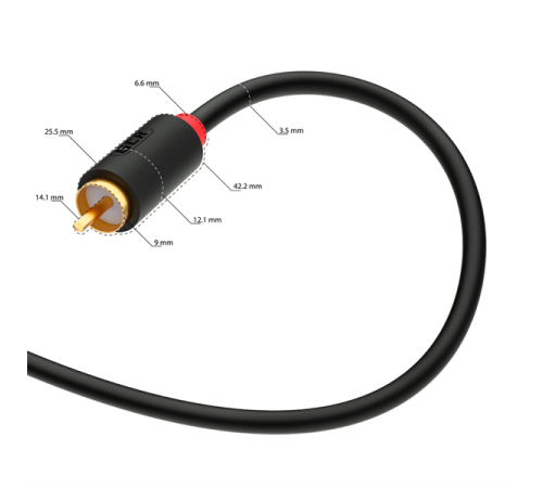 GCR Кабель 1.5m видео-аудио 3 х RCA / 3 х RCA, GOLD, черный, GCR-51820 (GCR-51820) GCR Кабель 1.5m видео-аудио 3 х RCA / 3 х RCA, GOLD, черный, GCR-51820 (GCR-51820)