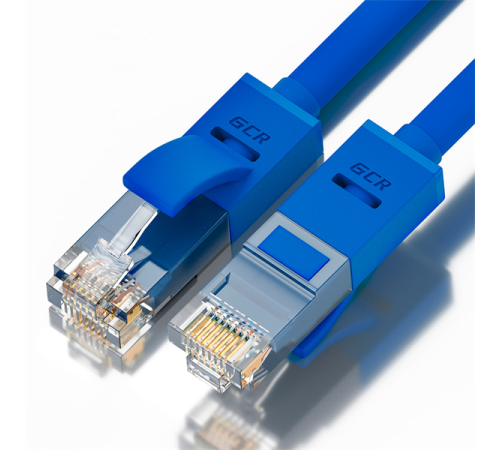 GCR Патч-корд прямой 0.1m UTP кат.5e, синий, позолоченные контакты, 24 AWG, литой, GCR-LNC01-0.1m, ethernet high speed 1 Гбит/с, RJ45, T568B (GCR-LNC01-0.1m) GCR Патч-корд прямой 0.1m UTP кат.5e, синий, позолоченные контакты, 24 AWG, литой, GCR-LNC01-0.1m, ethernet high speed 1 Гбит/с, RJ45, T568B (GCR-LNC01-0.1m)