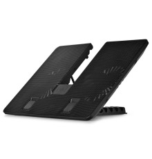 Подставка для ноутбука Deepcool U PAL (U-PAL) 15.6"390x280x28мм 26дБ 1xUSB 2x 140ммFAN 765г пластик ABS черный