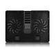 Подставка для ноутбука Deepcool U PAL (U-PAL) 15.6"390x280x28мм 26дБ 1xUSB 2x 140ммFAN 765г пластик ABS черный